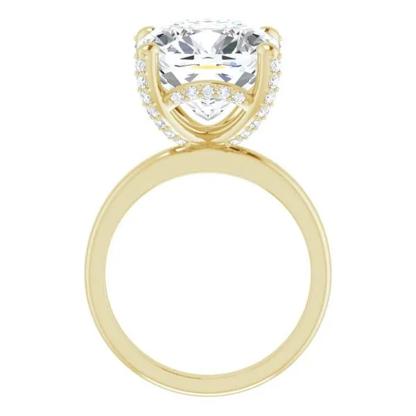 Accented Engagement Ring Image 2 JF Jones Jewelers Rochester, NY