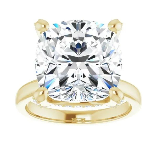 Accented Engagement Ring Image 3 Don's Jewelry & Design Washington, IA