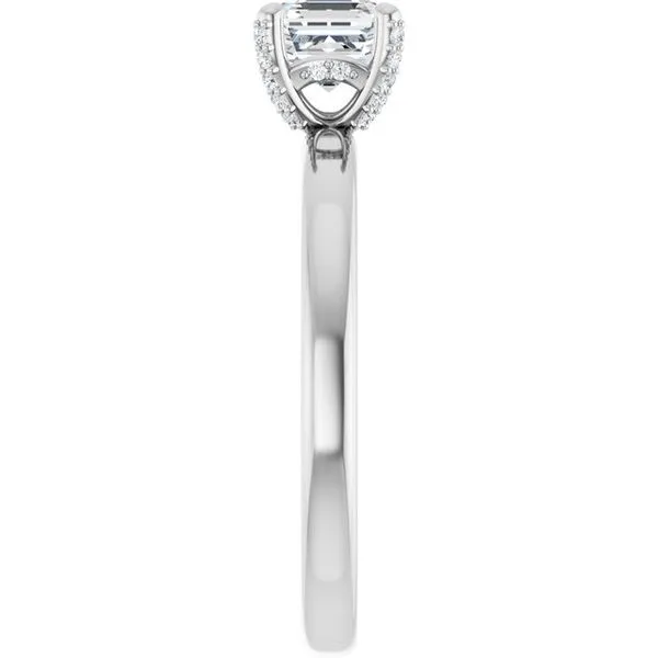Accented Engagement Ring Image 4 Morin Jewelers Southbridge, MA