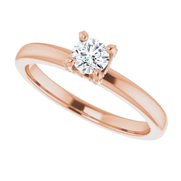 Accented Engagement Ring Image 5 Redlands Jewelers Redlands, CA