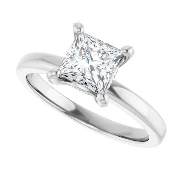 Accented Engagement Ring Image 5 Shipley's Fine Jewelry Hampstead, MD