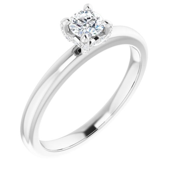 Accented Engagement Ring