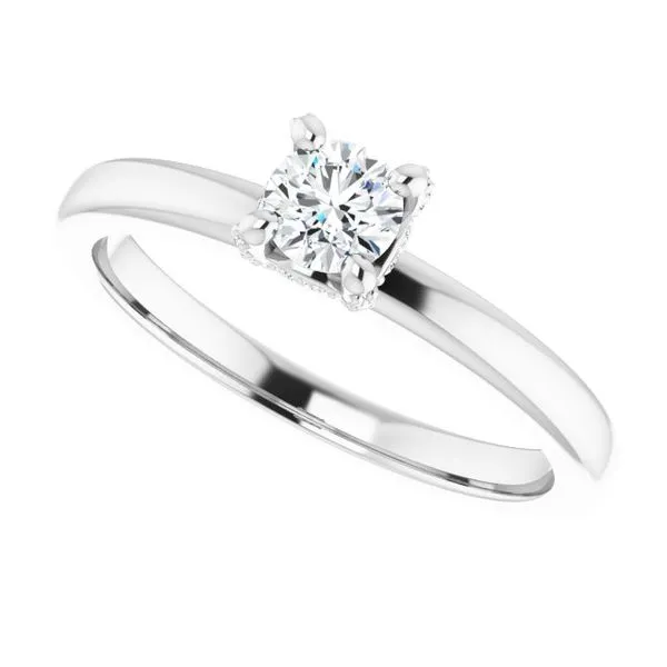 Accented Engagement Ring Image 5 Futer Bros Jewelers York, PA