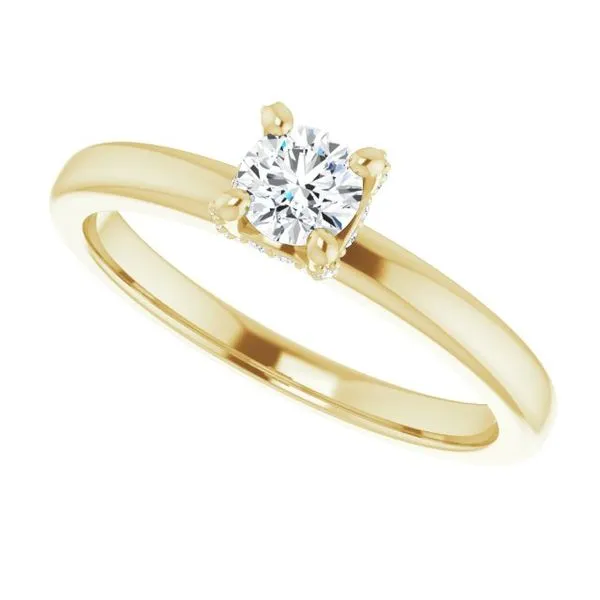 Accented Engagement Ring Image 5 Jimmy Smith Jewelers Decatur, AL