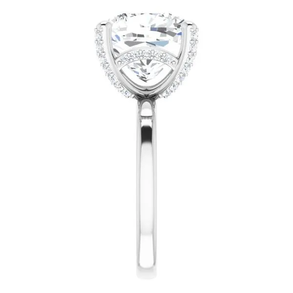 Accented Engagement Ring Image 4 Don's Jewelry & Design Washington, IA