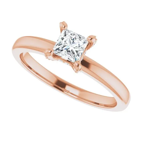 Accented Engagement Ring Image 5 Witt's Jewelry Wayne, NE