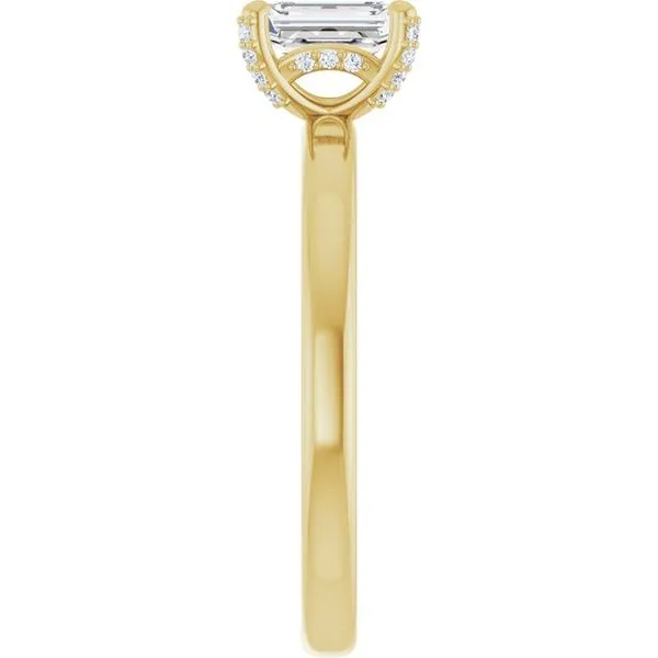 Accented Engagement Ring Image 4 JF Jones Jewelers Rochester, NY