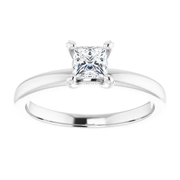 Accented Engagement Ring Image 3 Jimmy Smith Jewelers Decatur, AL
