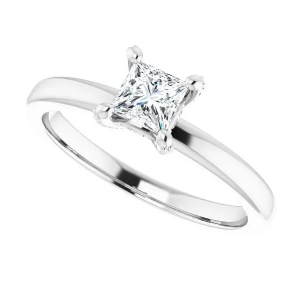 Accented Engagement Ring Image 5 JF Jones Jewelers Rochester, NY
