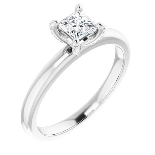 Accented Engagement Ring JF Jones Jewelers Rochester, NY