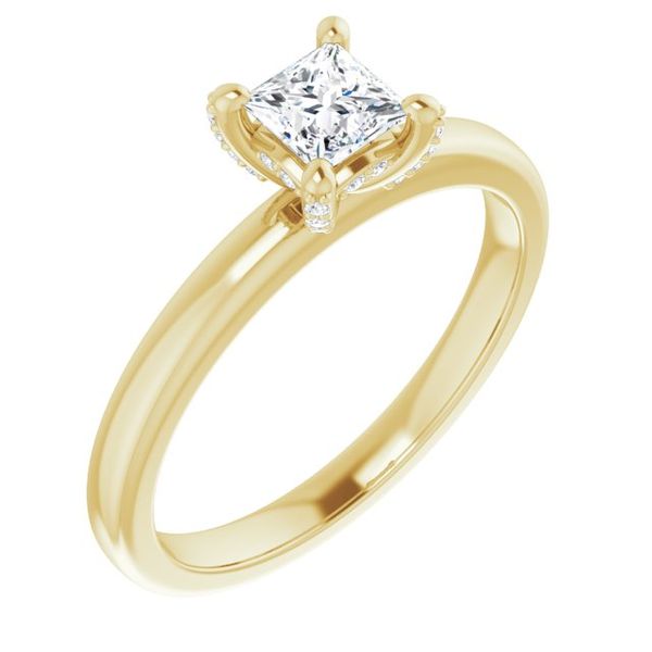 Accented Engagement Ring