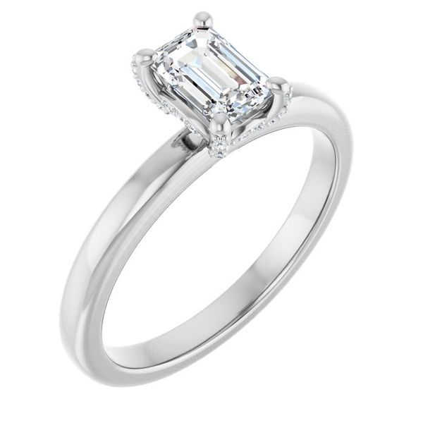 Accented Engagement Ring
