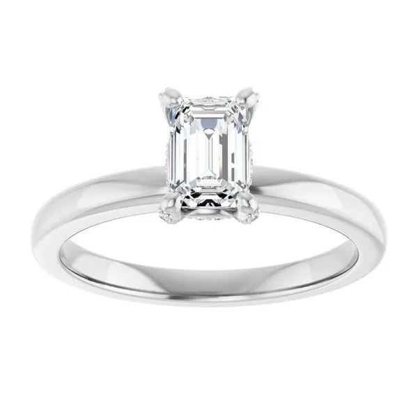 Accented Engagement Ring Image 3 JF Jones Jewelers Rochester, NY