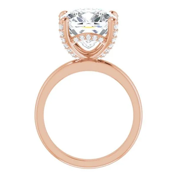 Accented Engagement Ring Image 2 Vulcan's Forge LLC KANSAS CITY, MO