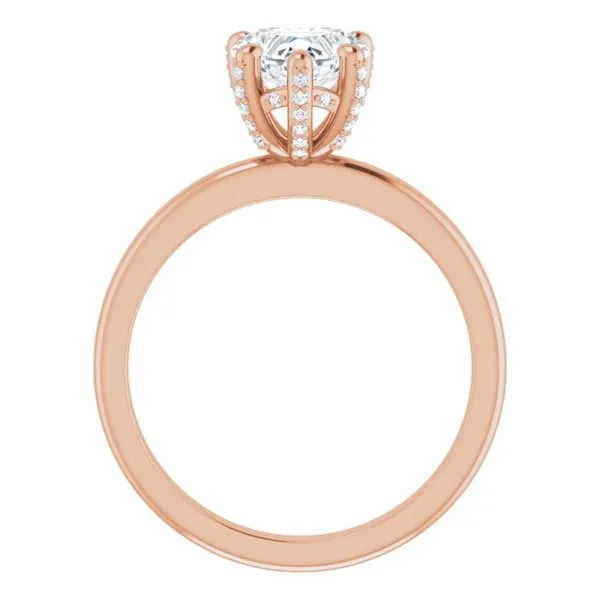 Accented Engagement Ring Image 2 Austin's Fine Diamonds & Jewelry Lyndhurst, NJ