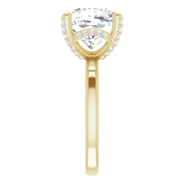 Accented Engagement Ring Image 4 Raleigh Diamond Fine Jewelry Raleigh, NC