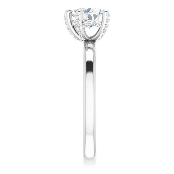 Accented Engagement Ring Image 4 Redlands Jewelers Redlands, CA