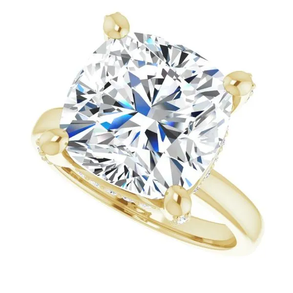 Accented Engagement Ring Image 5 Don's Jewelry & Design Washington, IA