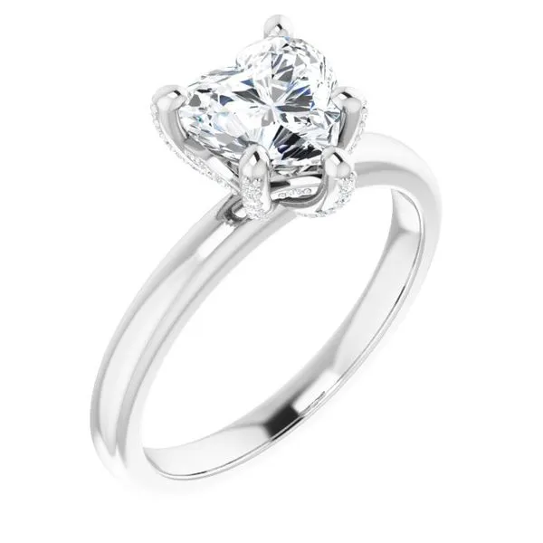 Accented Engagement Ring Arezzo Jewelers Elmwood Park, IL