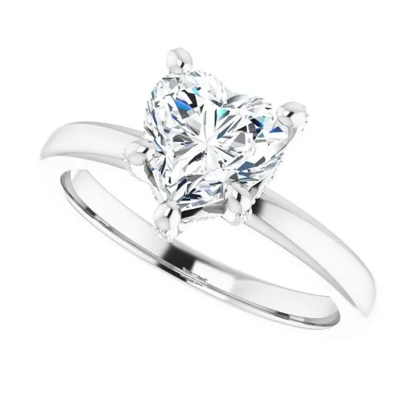 Accented Engagement Ring Image 5 Jimmy Smith Jewelers Decatur, AL