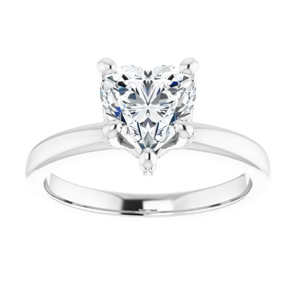 Accented Engagement Ring Image 3 Jimmy Smith Jewelers Decatur, AL