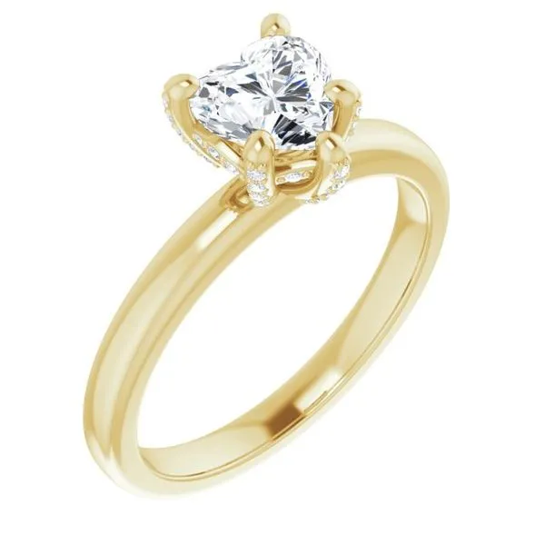 Accented Engagement Ring JF Jones Jewelers Rochester, NY