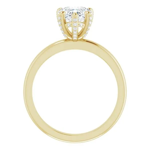 Accented Engagement Ring Image 2 Austin's Fine Diamonds & Jewelry Lyndhurst, NJ