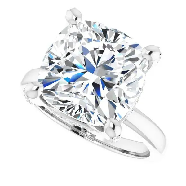 Accented Engagement Ring Image 5 House of Silva Wooster, OH