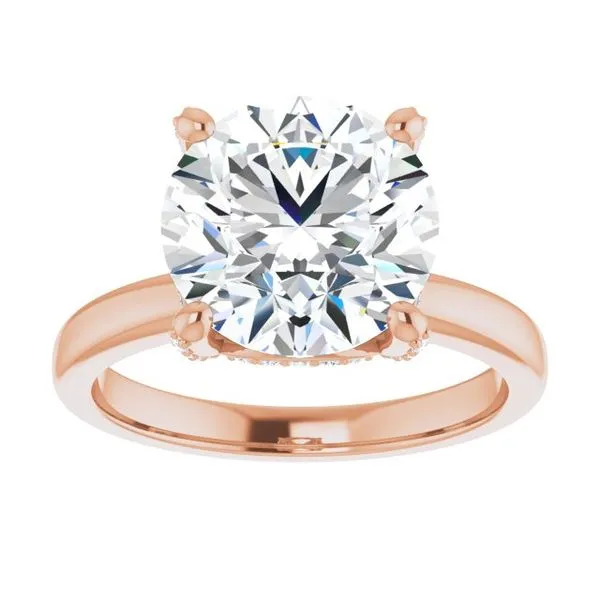 Accented Engagement Ring Image 3 Raleigh Diamond Fine Jewelry Raleigh, NC