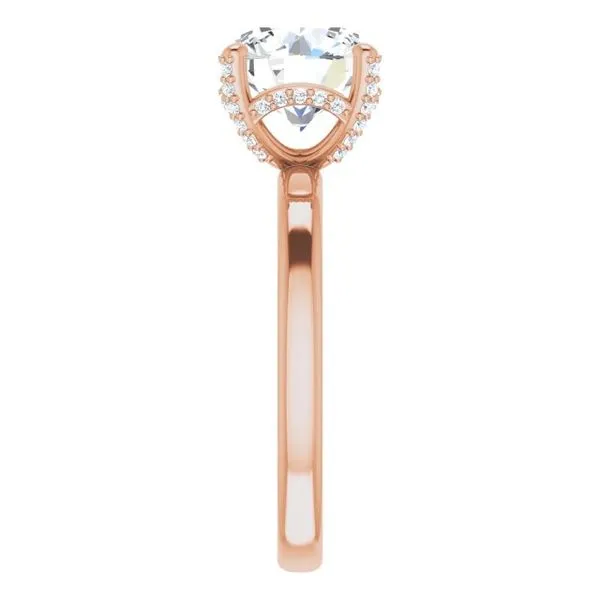 Accented Engagement Ring Image 4 JF Jones Jewelers Rochester, NY