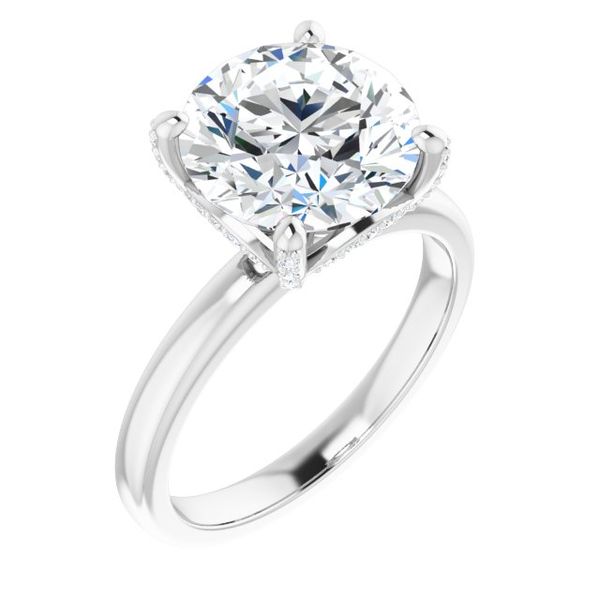 Accented Engagement Ring