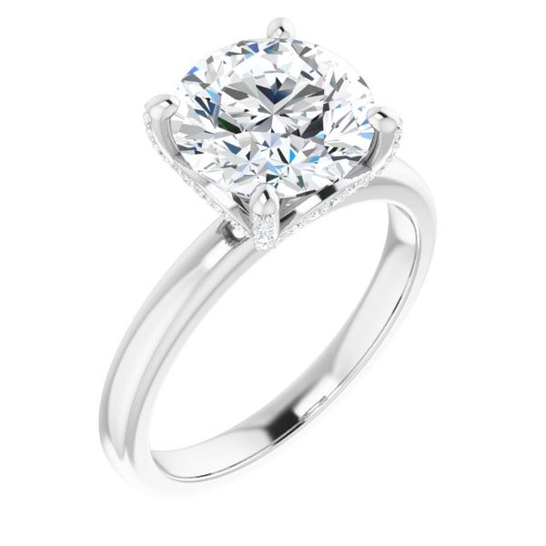 Accented Engagement Ring
