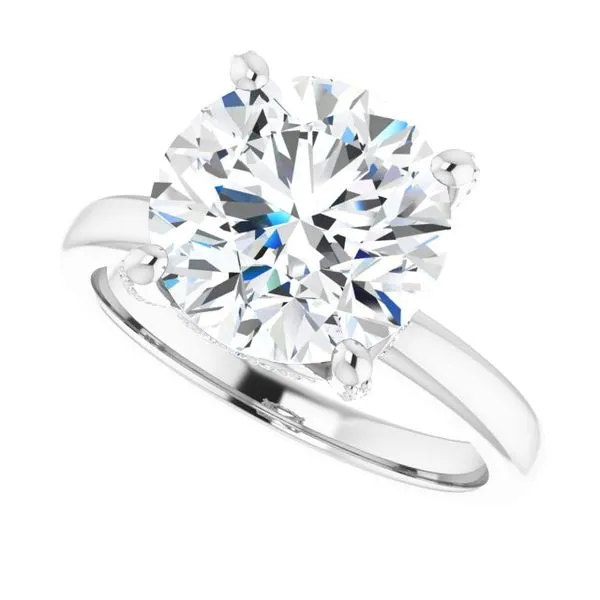 Accented Engagement Ring Image 5 Paul James Jewelers Angels Camp, CA