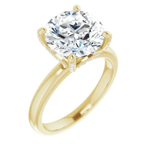 Accented Engagement Ring J. Thomas Jewelers Rochester Hills, MI