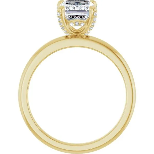 Accented Engagement Ring Image 2 J. Thomas Jewelers Rochester Hills, MI