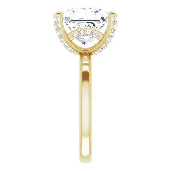 Accented Engagement Ring Image 4 Jimmy Smith Jewelers Decatur, AL