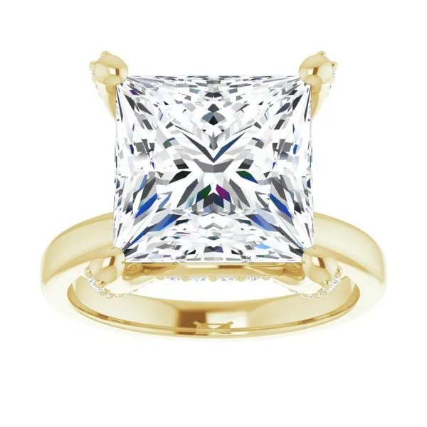 Accented Engagement Ring Image 3 J. Thomas Jewelers Rochester Hills, MI