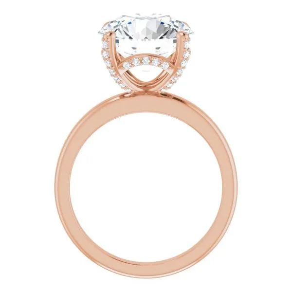 Accented Engagement Ring Image 2 Austin's Fine Diamonds & Jewelry Lyndhurst, NJ