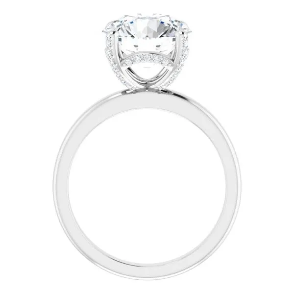 Accented Engagement Ring Image 2 Don's Jewelry & Design Washington, IA