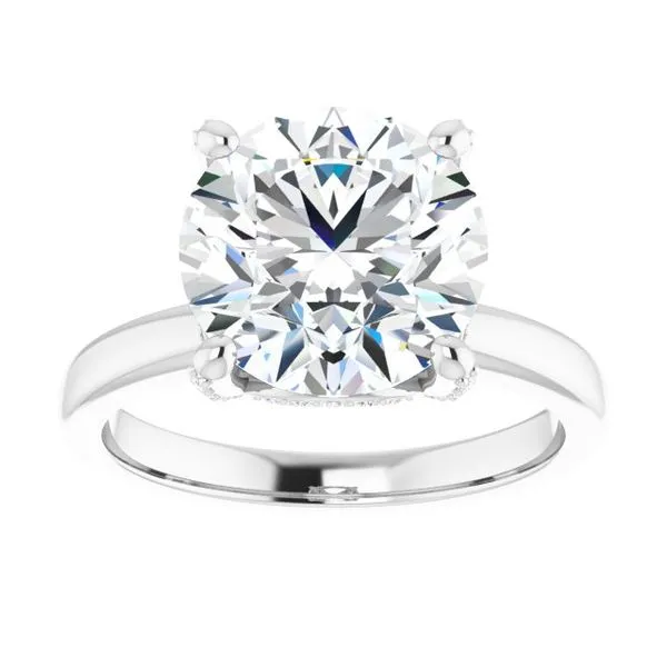 Accented Engagement Ring Image 3 Arezzo Jewelers Elmwood Park, IL