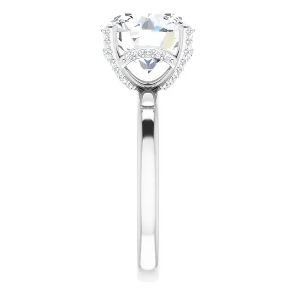 Accented Engagement Ring Image 4 Paul James Jewelers Angels Camp, CA