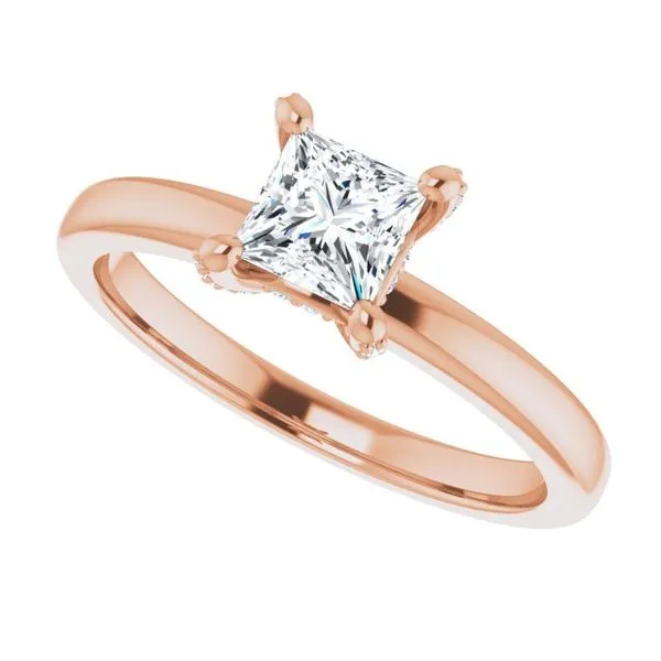 Accented Engagement Ring Image 5 JF Jones Jewelers Rochester, NY