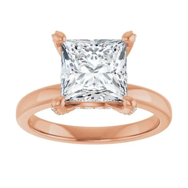 Accented Engagement Ring Image 3 J. West Jewelers Round Rock, TX