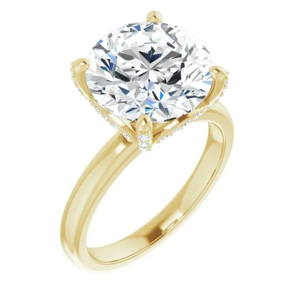 Accented Engagement Ring Vulcan's Forge LLC KANSAS CITY, MO