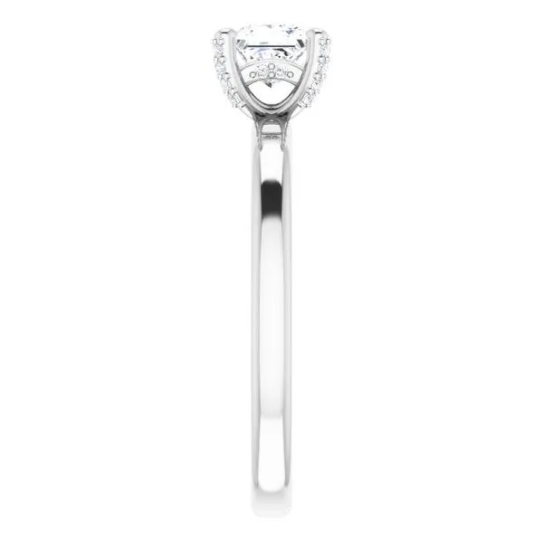 Accented Engagement Ring Image 4 Morin Jewelers Southbridge, MA