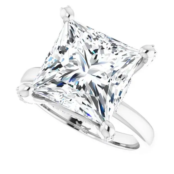 Accented Engagement Ring Image 5 J. Thomas Jewelers Rochester Hills, MI
