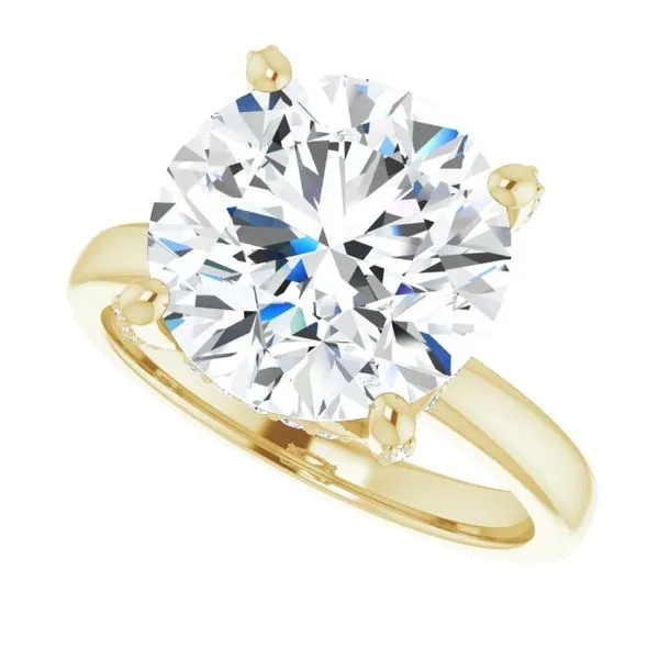 Accented Engagement Ring Image 5 Paul James Jewelers Angels Camp, CA