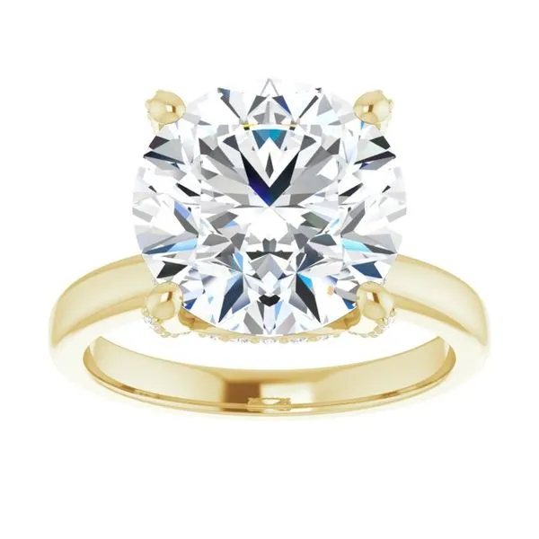 Accented Engagement Ring Image 3 Futer Bros Jewelers York, PA