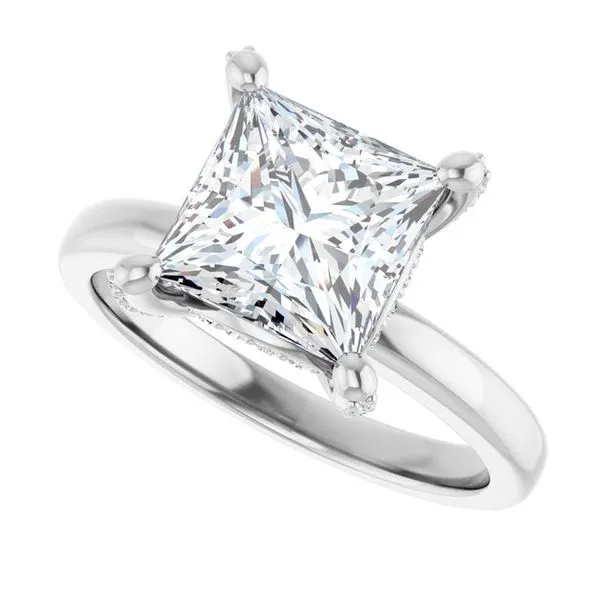 Accented Engagement Ring Image 5 Don's Jewelry & Design Washington, IA