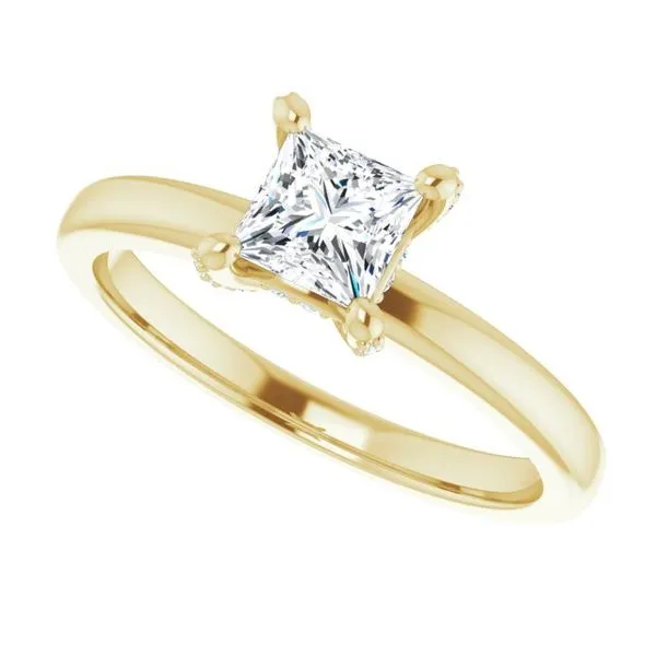 Accented Engagement Ring Image 5 Futer Bros Jewelers York, PA